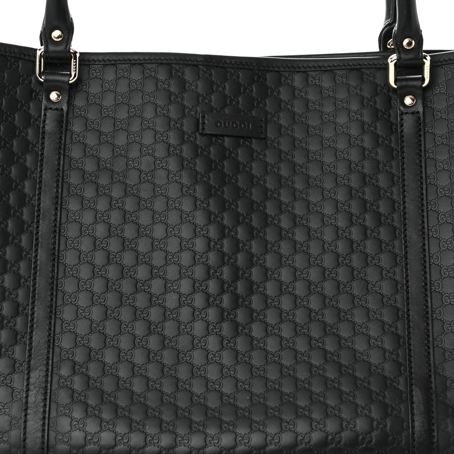 Microguccissima Medium Joy Tote Black