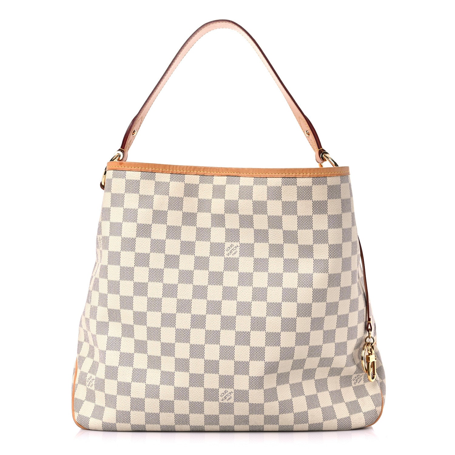 Louis Vuitton Damier Azur Delightful MM Rose Ballerine 1 of 22