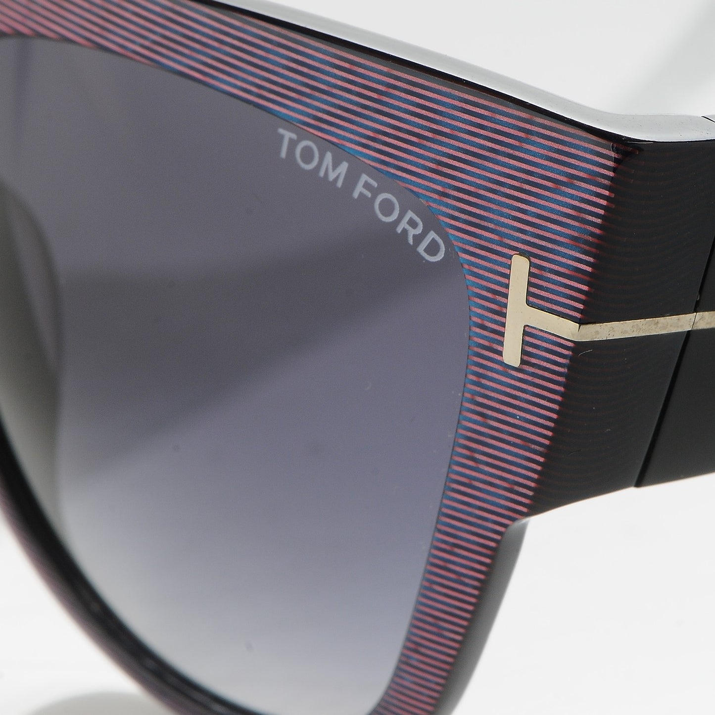 Acetate Anoushka Cat Eye Sunglasses TF371 Blue Multi