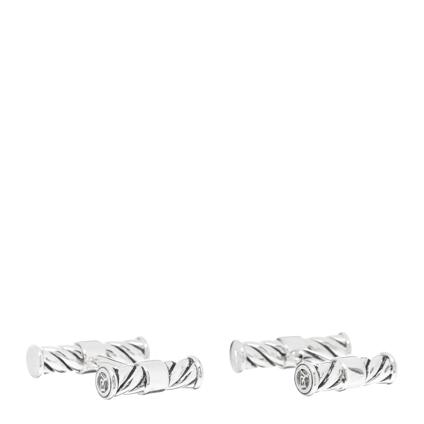 Sterling Silver Cable Classics Cufflinks