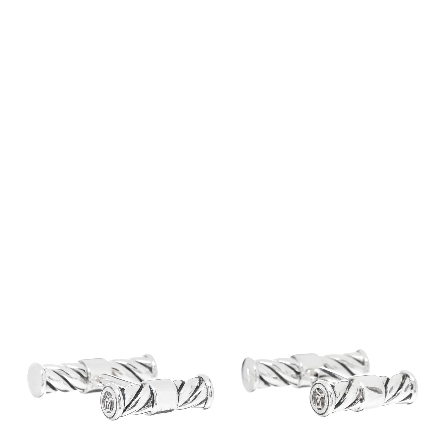 David Yurman Sterling Silver Cable Classics Cufflinks 1 of 3