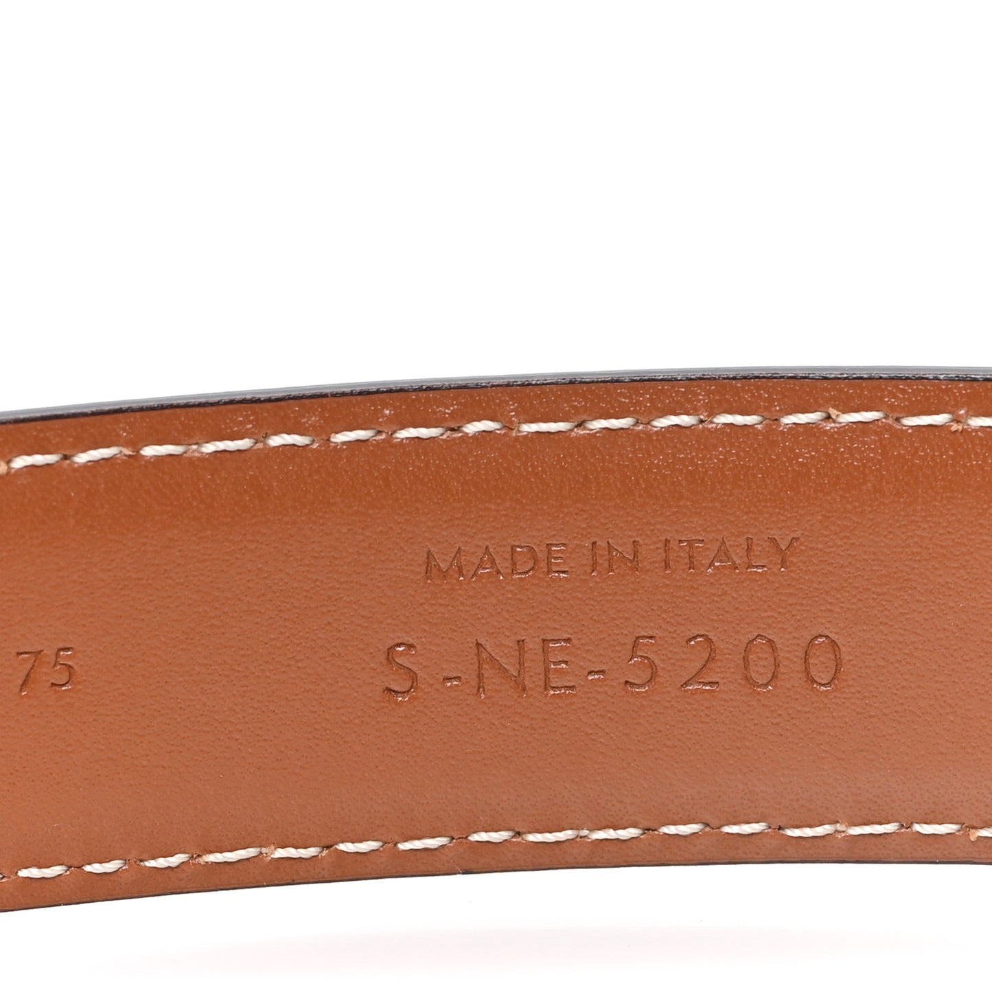 Box Calfskin Medium 25mm Triomphe Belt 75 30 Tan