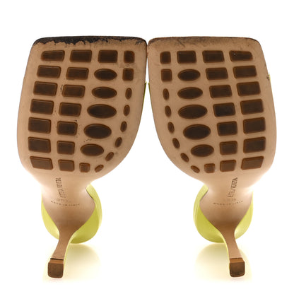 Bottega Veneta Lambskin Stretch Mule Sandals 35.5 Kiwi 6 of 9