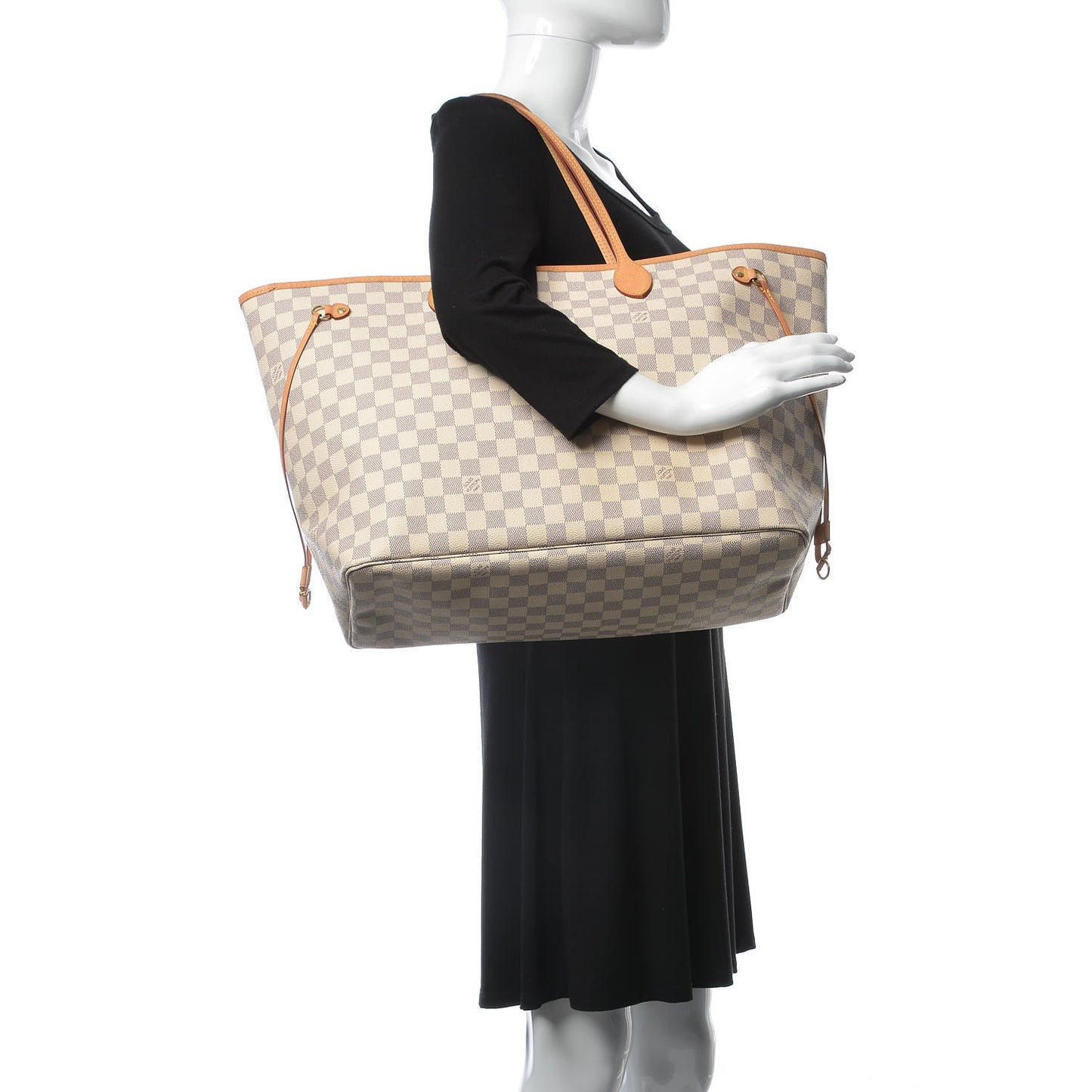 Damier Azur Neo Neverfull GM Rose Ballerine