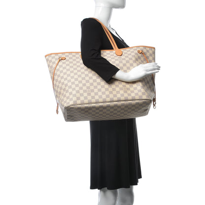 Louis Vuitton Damier Azur Neo Neverfull GM Rose Ballerine 2 of 13