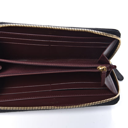 Chanel Caviar Quilted Large Gusset Zip Around Wallet Black 5 of 9