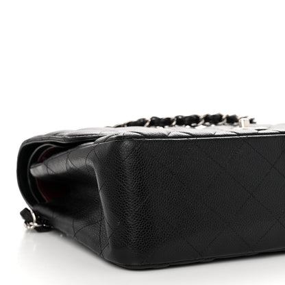 Chanel Caviar Quilted Jumbo Double Flap Black 9 of 12