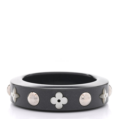 Louis Vuitton Resin Random Flower Bracelet Black 3 of 5