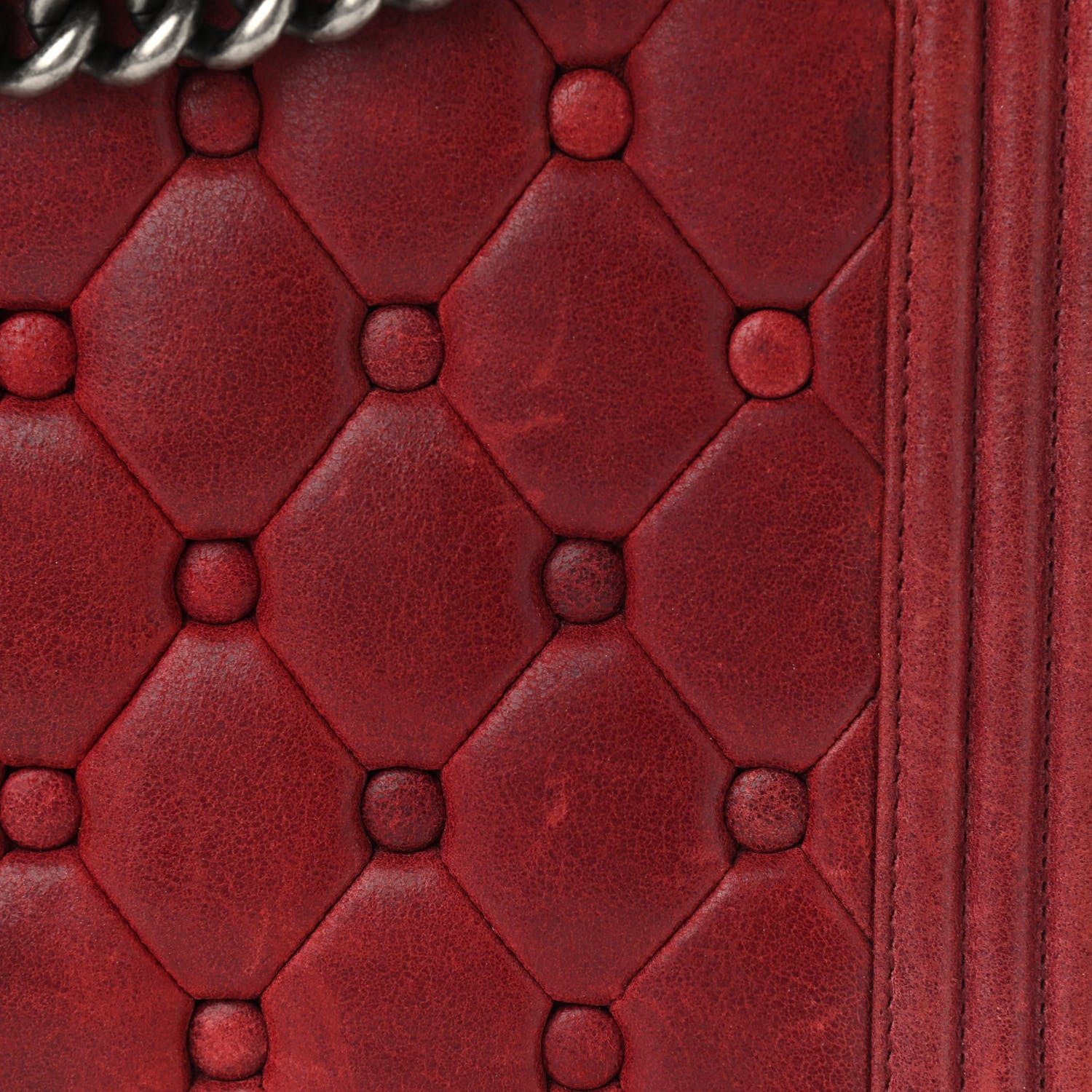 Chanel Chesterfield Quilted Large Celtic Boy Flap Red 11 of 14