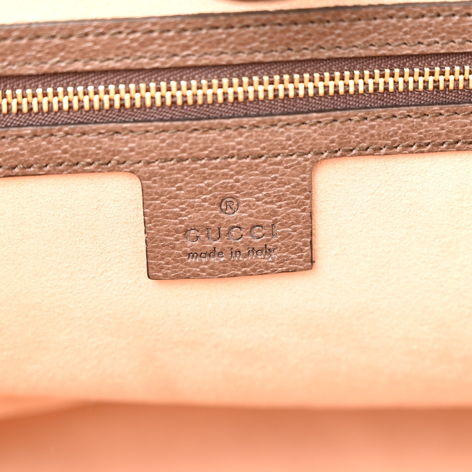 Gucci GG Supreme Monogram Medium Ophidia Shopping Tote Brown 6 of 13