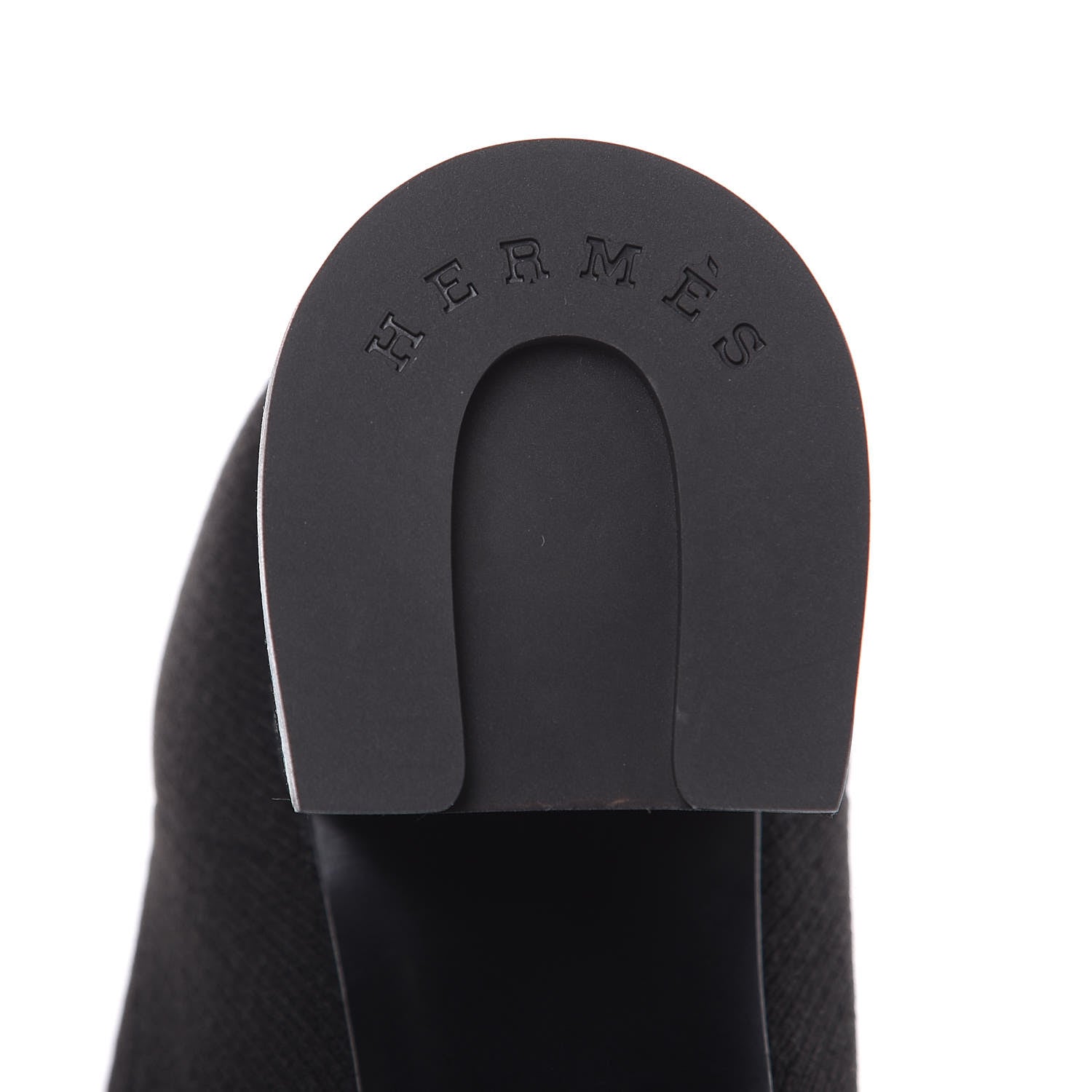 Hermes Knit Calfskin Volver Ankle Boots 36 Black 7 of 8