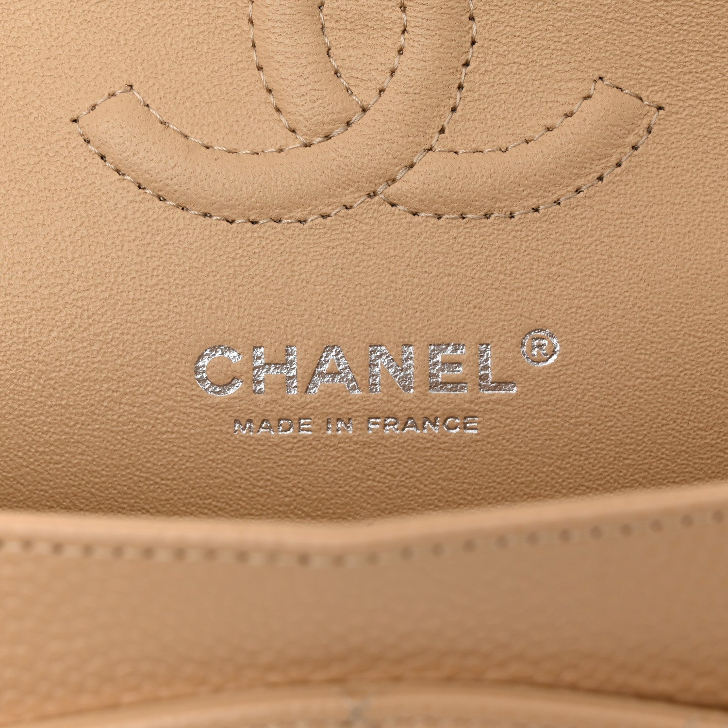 Chanel Caviar Quilted Small Double Flap Beige 6 of 11