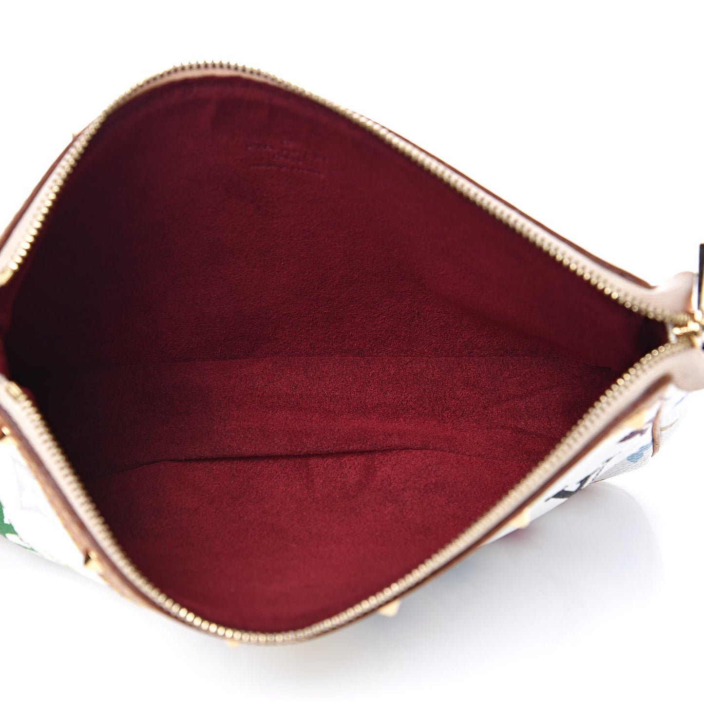 Monogram Multicolor Pochette Accessories White