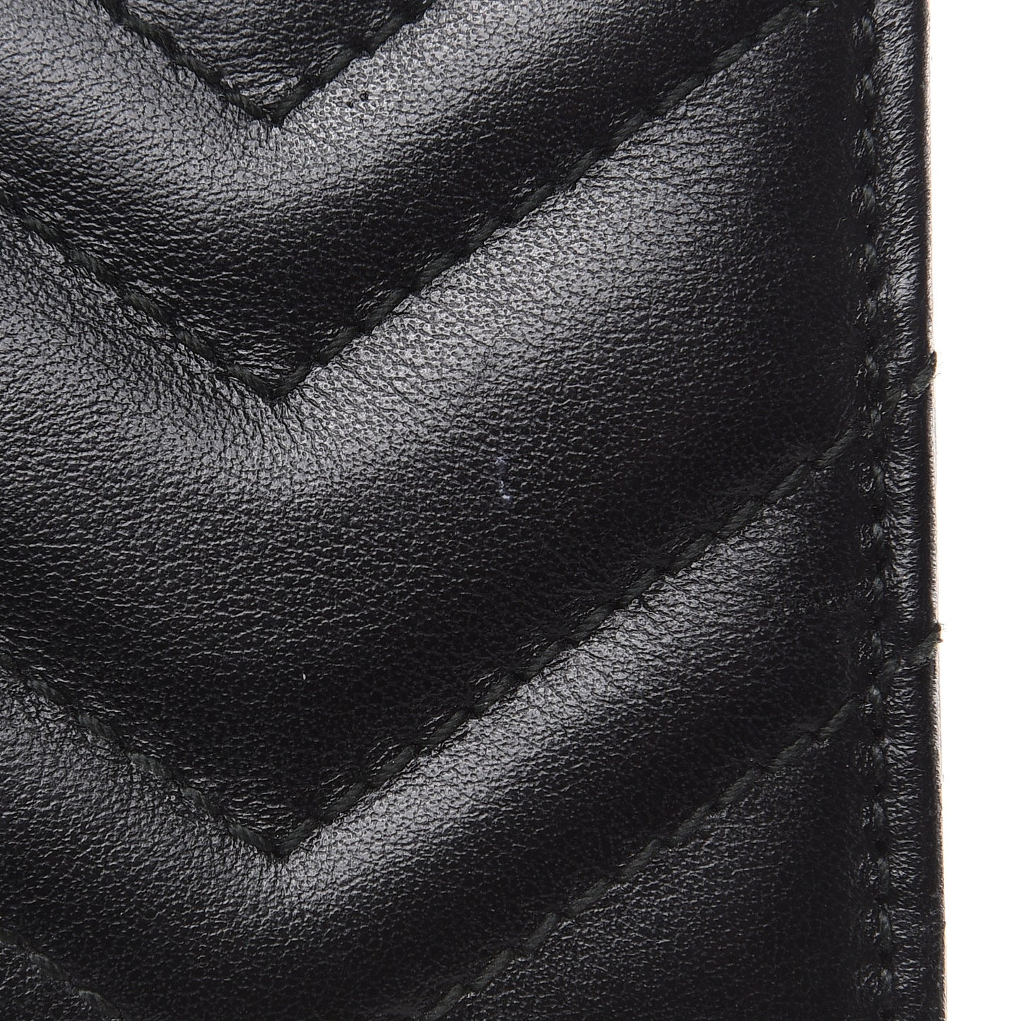 Calfskin Matelasse GG Marmont Continental Wallet Black