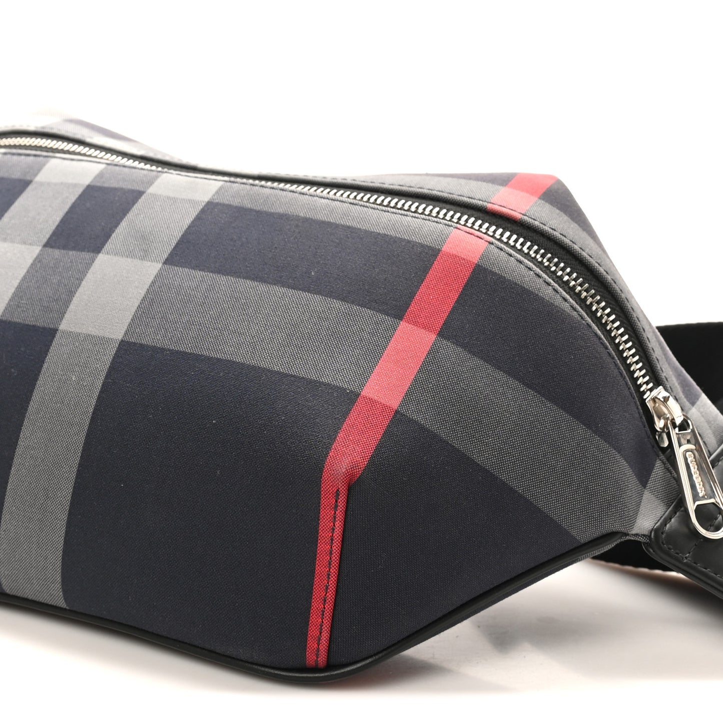 House Check Sonny Bum Bag Navy Grey