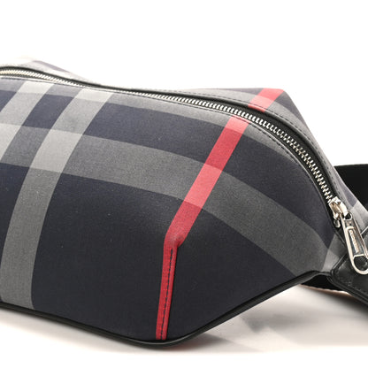 Burberry House Check Sonny Bum Bag Navy Grey 9 of 9