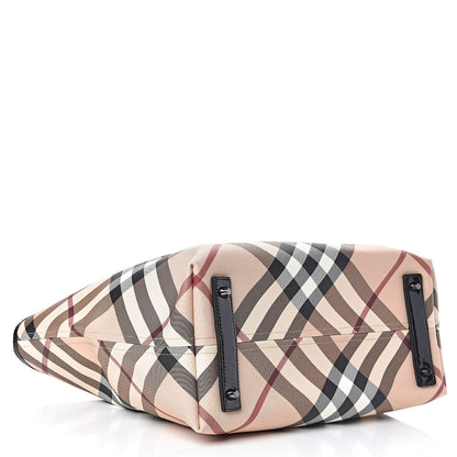 Burberry Nova Check Large Nickie Tote Black 5 of 12