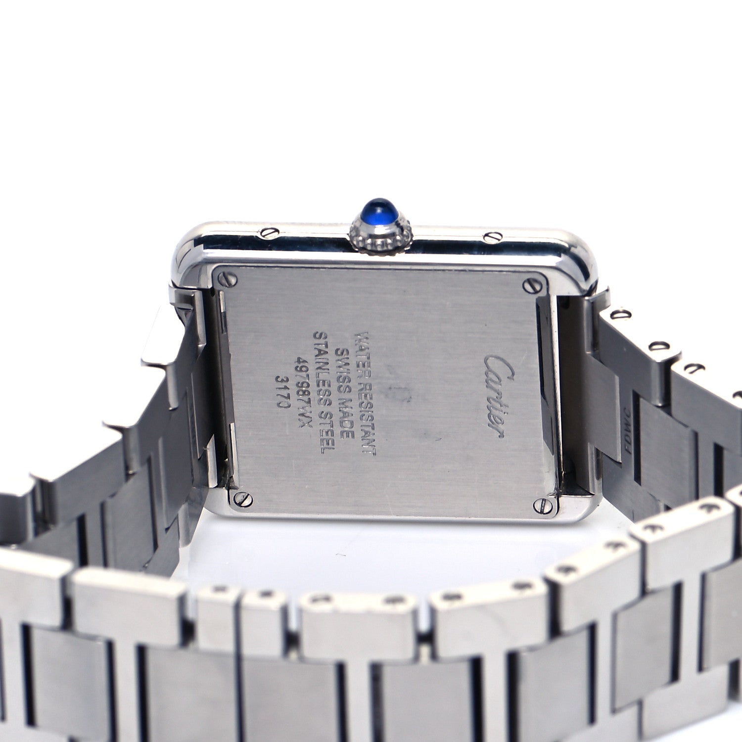 Cartier Stainless Steel 24mm Tank Solo Quartz Watch 4 of 5