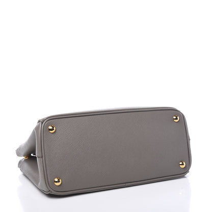Prada Saffiano Small Galleria Double Zip Tote Argilla 3 of 10