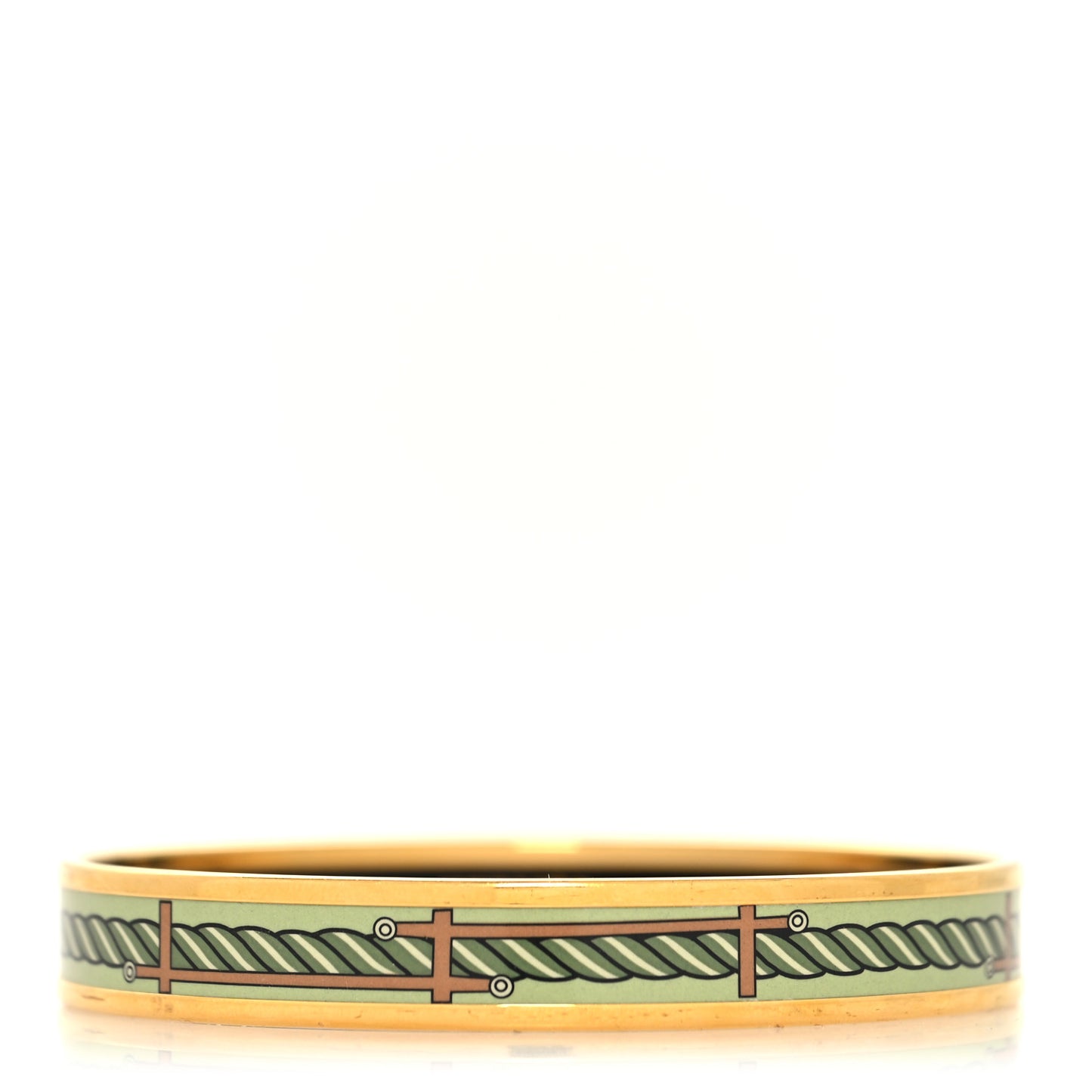 Enamel Printed Narrow Quadridge Bracelet 70