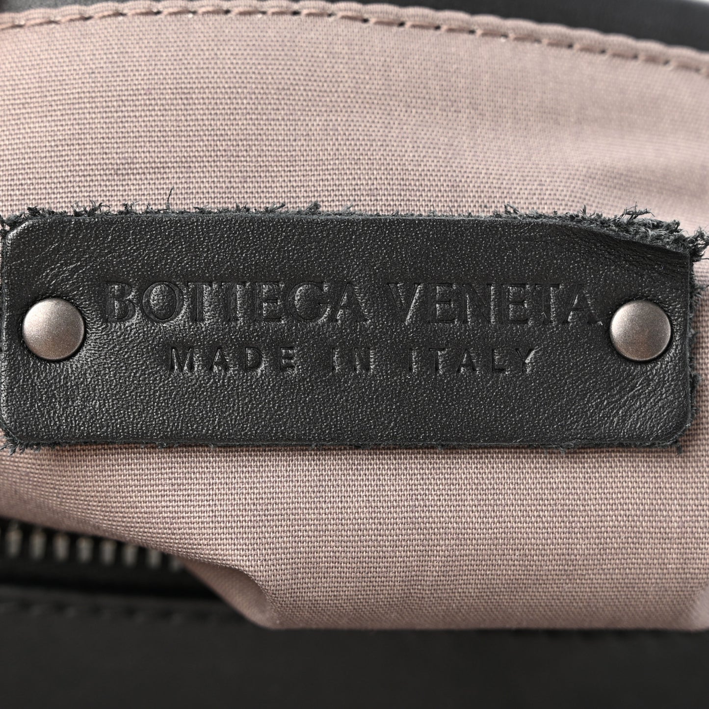 Nappa Intrecciato VN Large Duffel Ebano
