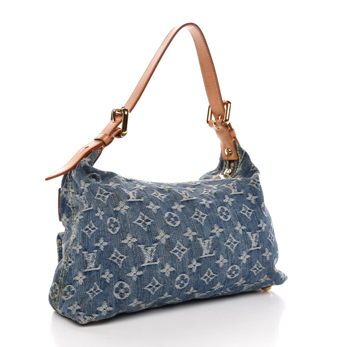 Monogram Denim Baggy PM Blue