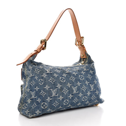 Louis Vuitton Monogram Denim Baggy PM Blue 3 of 7