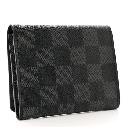 Louis Vuitton LOUIS VUITTON Damier Graphite Envelope Business Card Holder 3 of 8