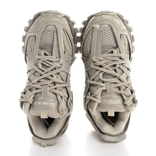 Mesh Rubber Womens Track Sneakers 40 Balenciaga Grey