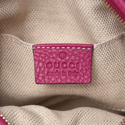 Gucci Cellarius Calfskin Mini Soho Chain Bag Bright Bouganville 6 of 7