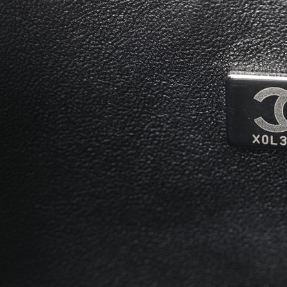Chanel Lambskin Quilted Medium Double Flap So Black 7 of 10