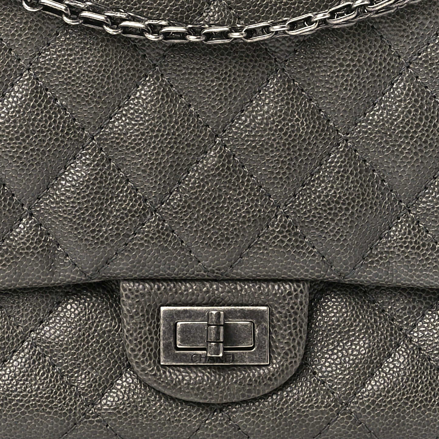 Caviar Quilted 2.55 Reissue 226 Flap Grey