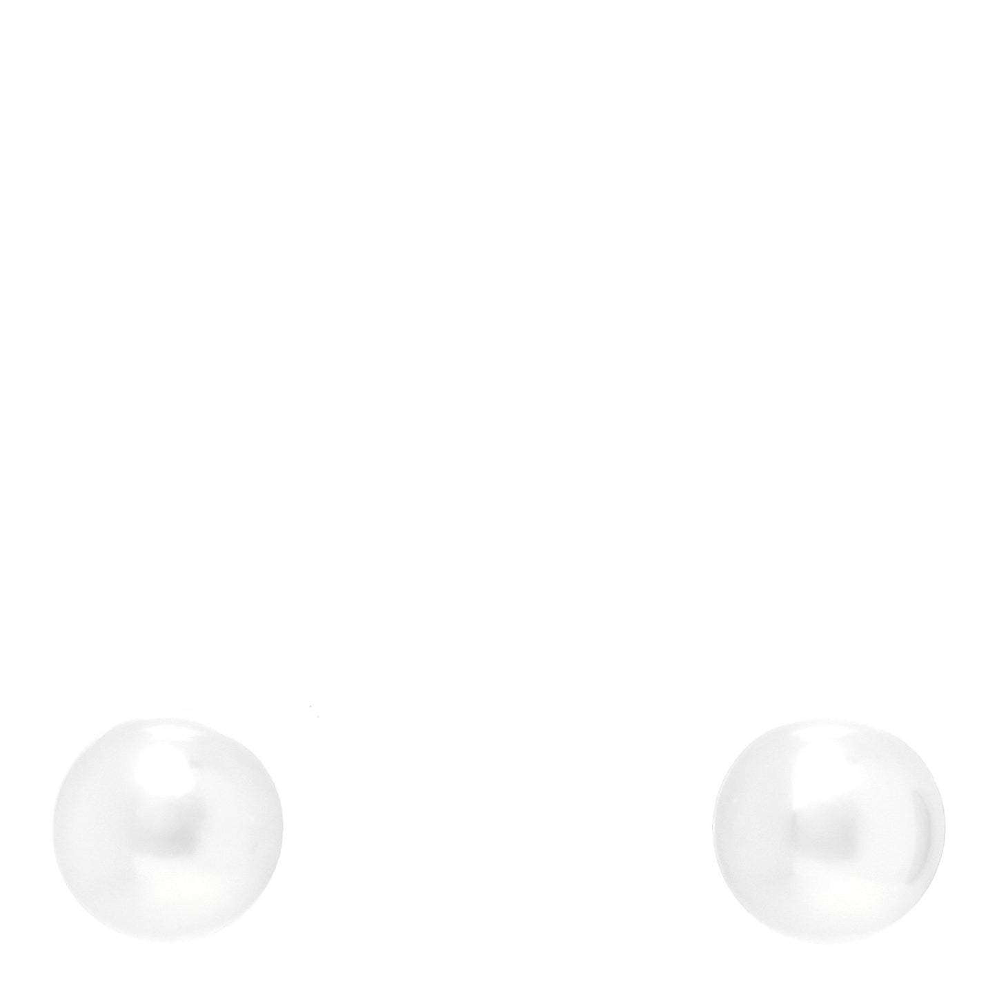 18K Yellow Gold Akoya Pearl 7-7.5mm Stud Earrings