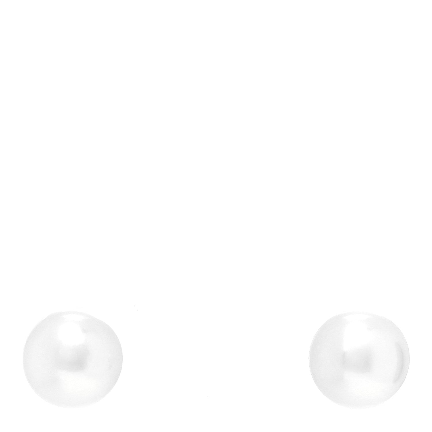 Mikimoto 18K Yellow Gold Akoya Pearl 7-7.5mm Stud Earrings 1 of 6