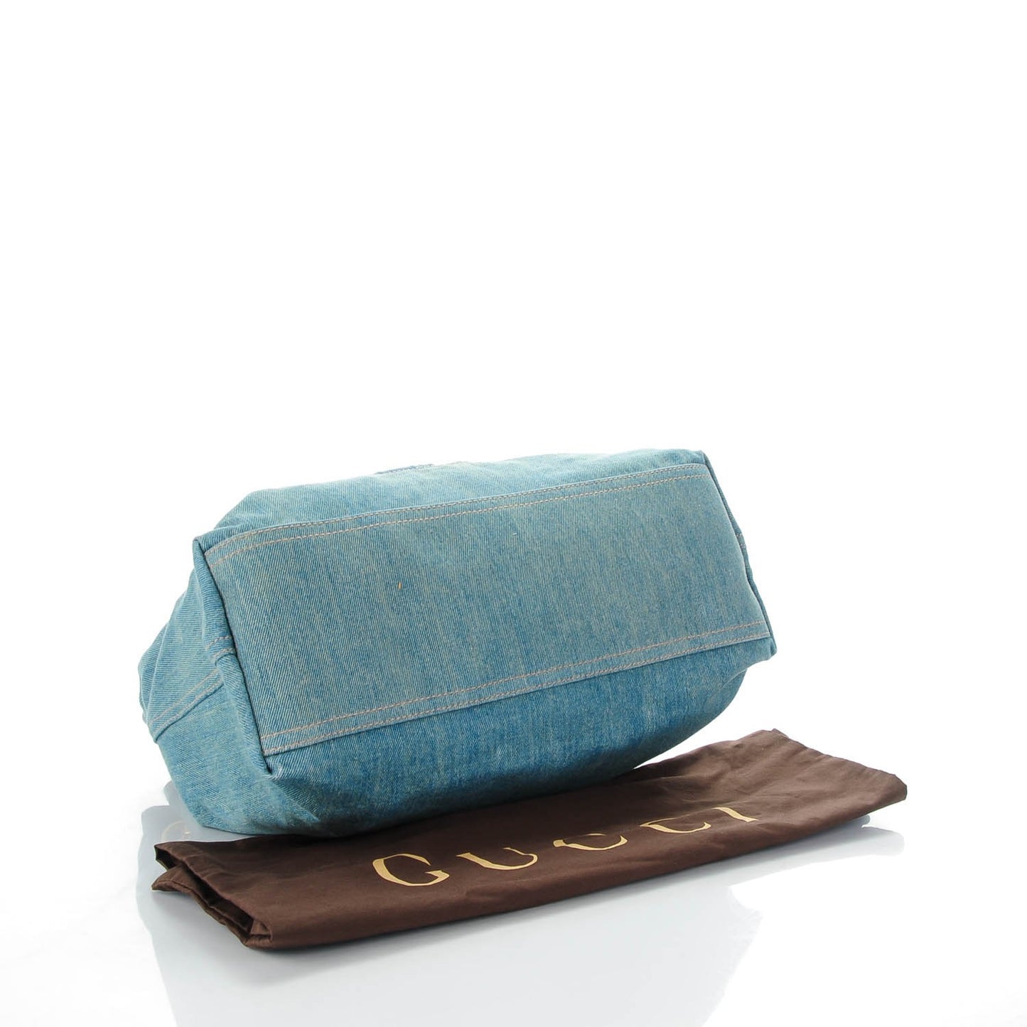 Denim Medium Soho Chain Shoulder Bag Blue