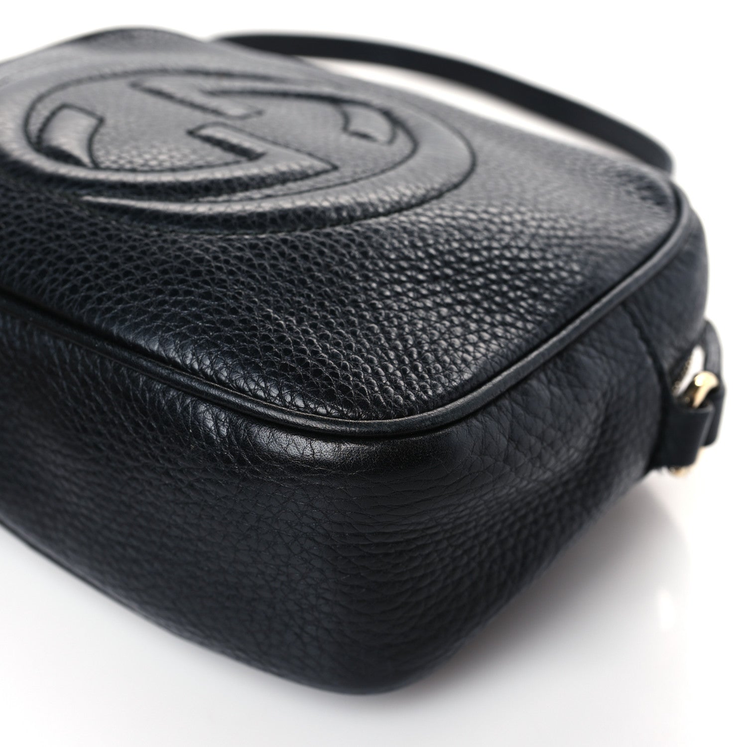 Gucci Pebbled Calfskin Small Soho Disco Bag Black 9 of 13