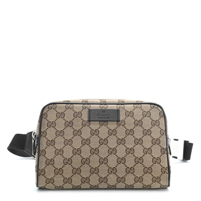 Gucci Monogram Belt Bag Dark Brown 1 of 9