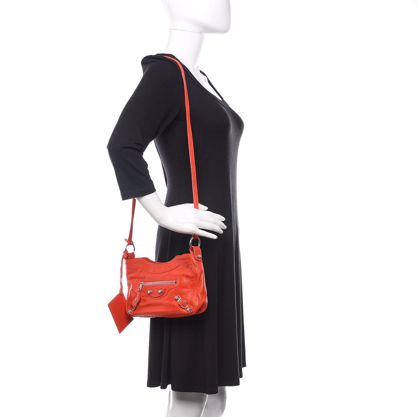 Agneau Giant 12 Silver Hardware Hip Rose Corail