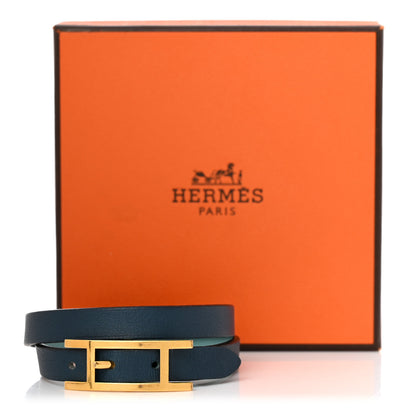 Hermes Swift Behapi Double Tour Bracelet XS Colvert Belu Atoll 8 of 8