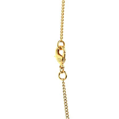 Chanel Metal CC Necklace Matte Gold 4 of 4