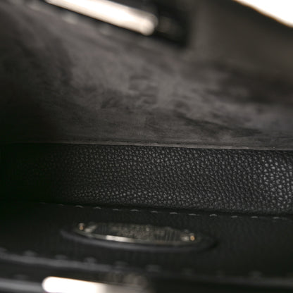 Fendi Cuoio Romano Selleria Bi-Color Small Peekaboo I SEE U Satchel Ghiaccio Asfalto 5 of 8