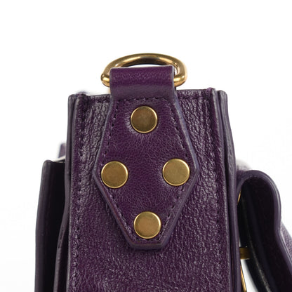 Proenza Schouler Lambskin PS1 Pouch Messenger Grape Jam 3 of 13