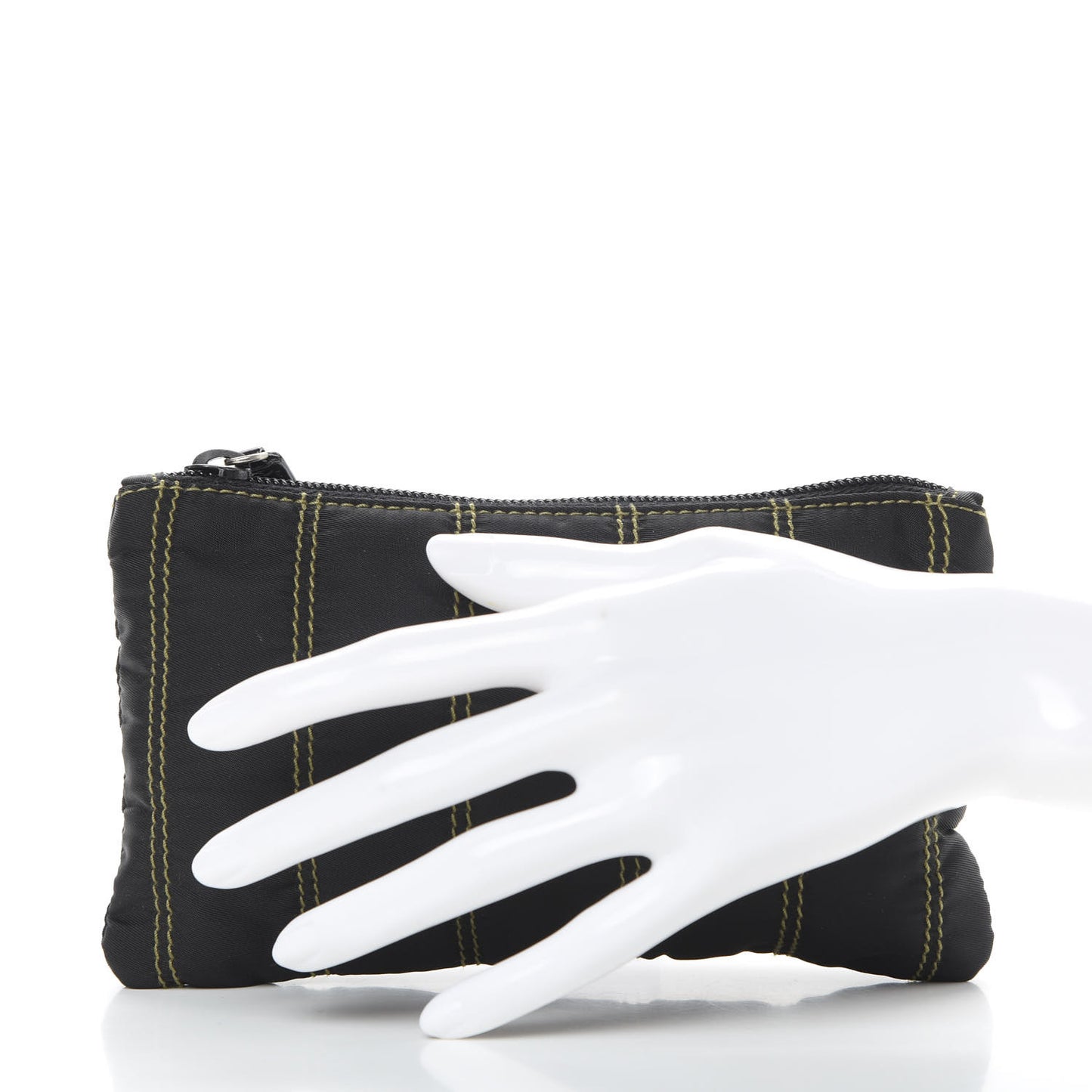 Tessuto Nylon Cosmetic Pouch Black