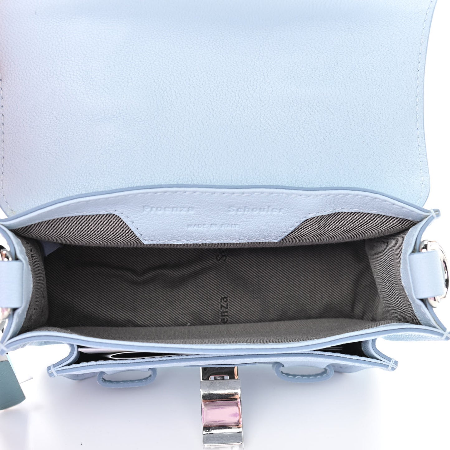 Lambskin Micro PS1 Satchel Baby Blue