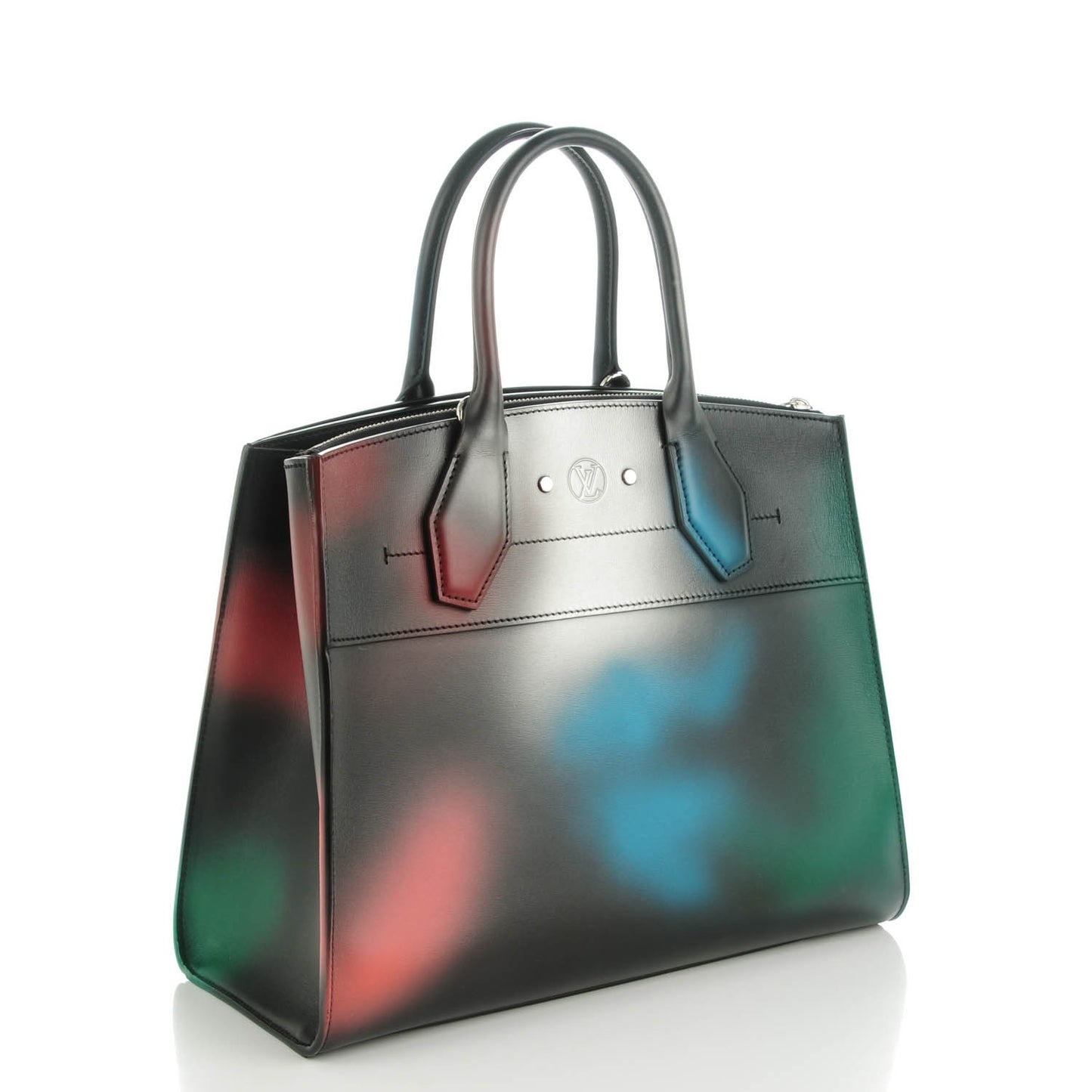 Calfskin Hologram City Steamer MM