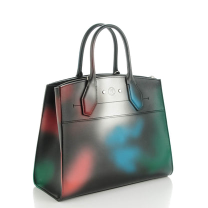 Louis Vuitton Calfskin Hologram City Steamer MM 3 of 6