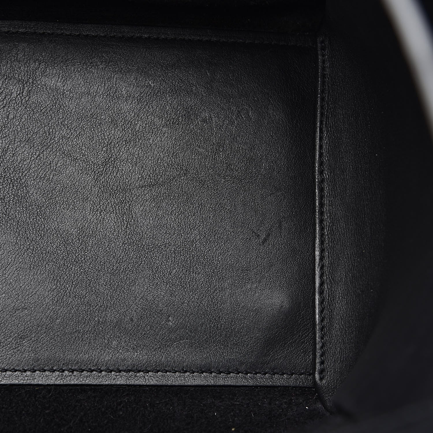 Saint Laurent Smooth Calfskin Crocodile Embossed Small Monogram Downtown Cabas Black 12 of 12