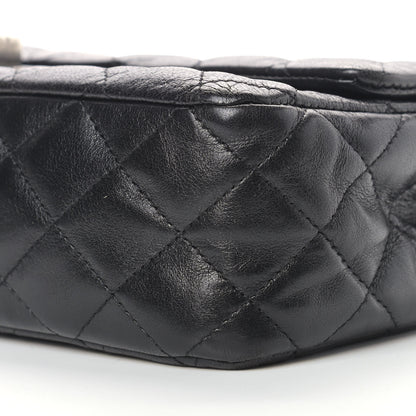 Chanel Aged Calfskin Quilted 2.55 Reissue 225 Flap Black 9 of 14