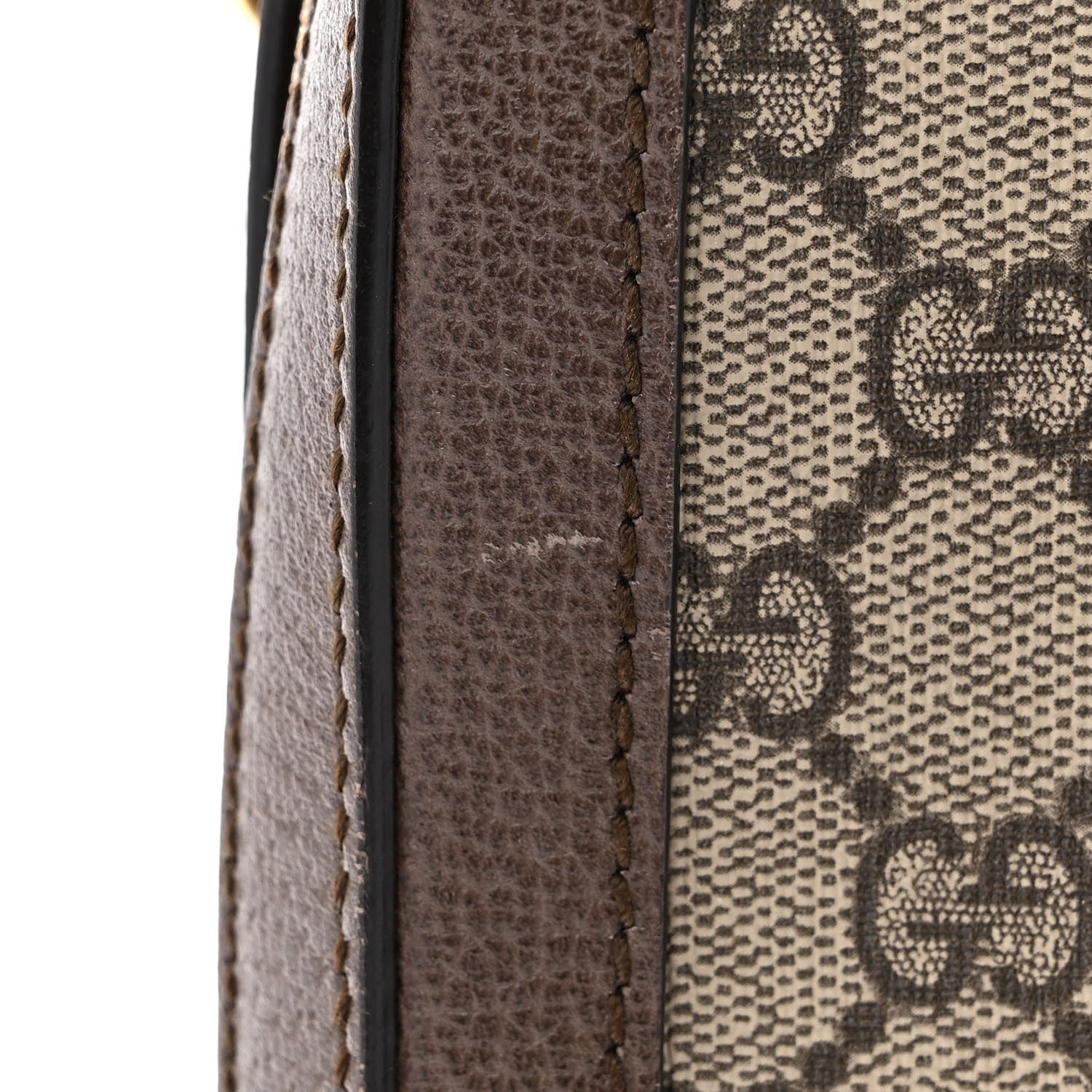 Gucci GG Supreme Monogram Web Small Ophidia Top Handle Shoulder Bag Brown 12 of 12