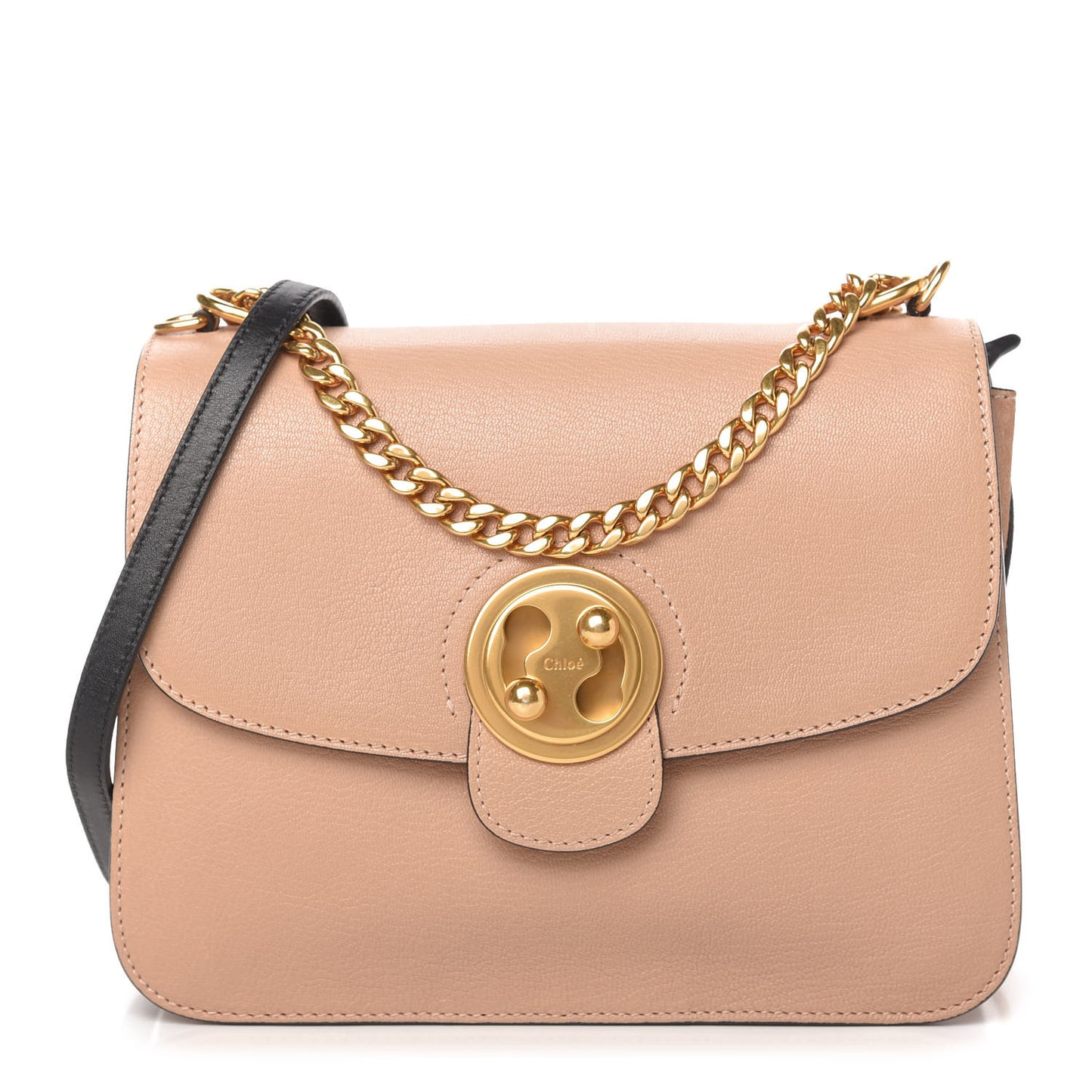 Goatskin Medium Mily Shoulder Bag Biscotti Beige